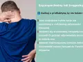 Mężczyzna z bólem karku i pleców. Objawy bólu głowy od kręgosłupa szyjnego mogą być łagodzone przez aktywność fizyczną i poduszkę ortopedyczną.